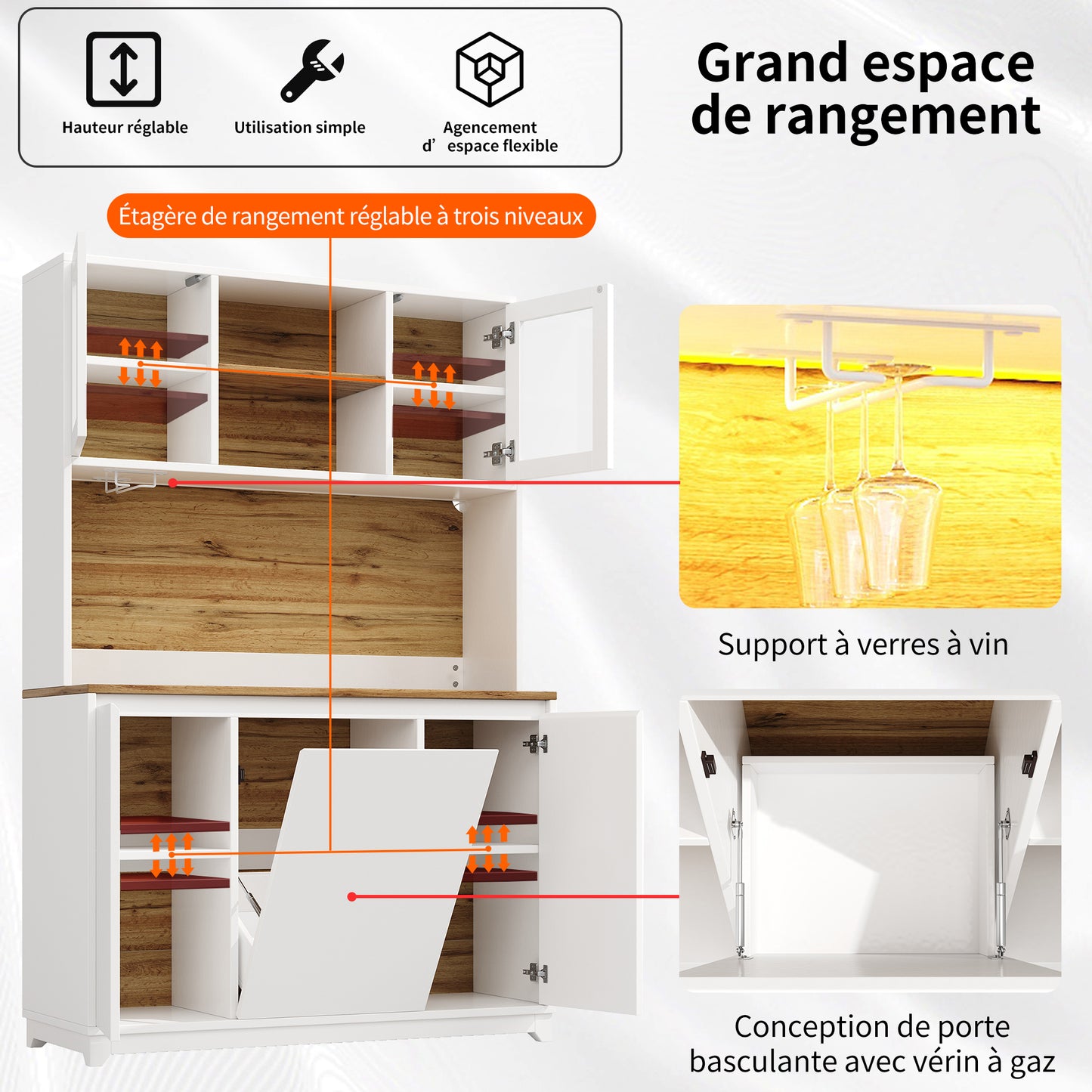 High Cake Cabinets, Sideboards, and Display Tables