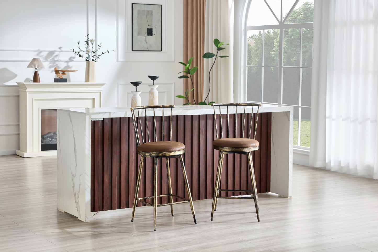 Moderner Metall-Barhocker im Windsor-Stil mit gepolstertem Sitz für Kücheninseln, Bars, Restaurants; Barhocker im Industrial-Stil in Barhöhe; Vintage- und Minimalismus-Stil