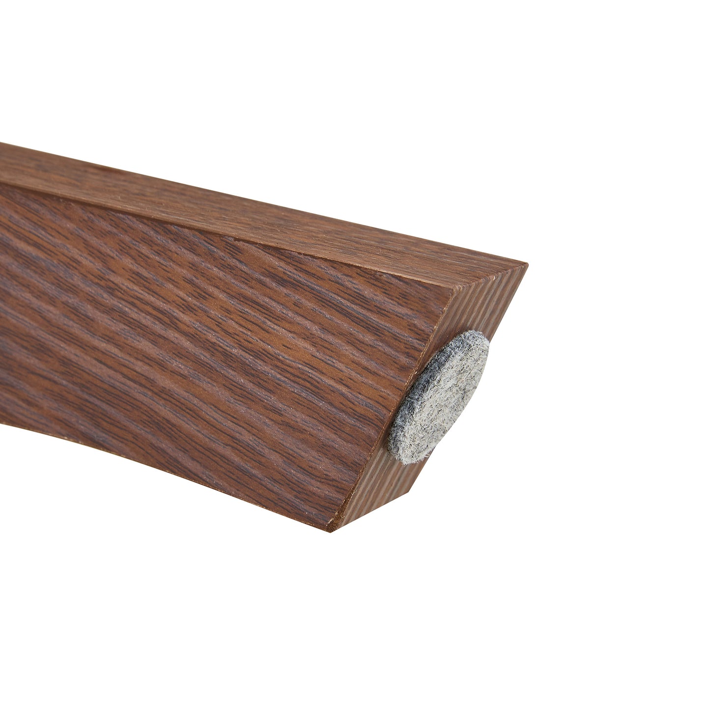 Runder Couchtisch mit Bernstein-Glasplatte, Moderner Wohnzimmertisch mit braunem Holzrahmen, Stabiler Kaffeetisch 80cm, Hitze- & Kratzfest, für Wohnzimmer, Büro & Lounge
