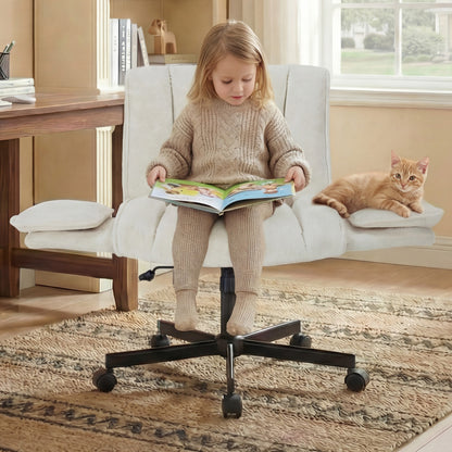Ergonomic Swivel Office Chair with Casters for Home Office