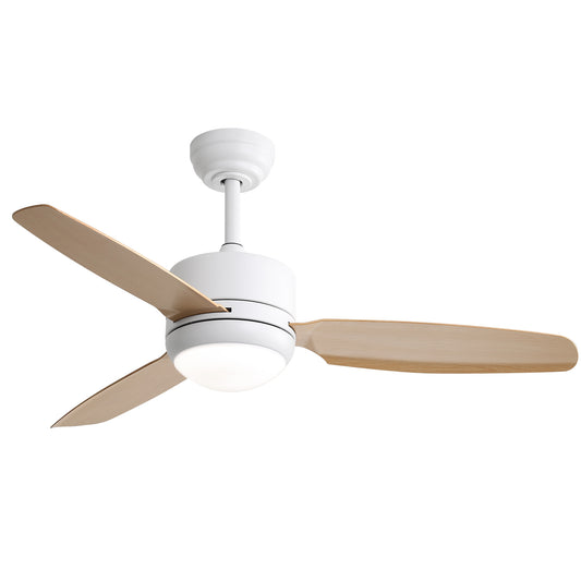 46-Zoll-Deckenventilator mit Licht - 3 ABS-Flügel, 6 Geschwindigkeitsstufen & DC-Motor mit Fernbedienung - ideal fürs Schlafzimmer