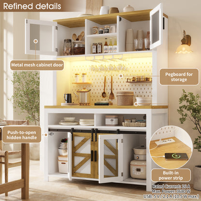 Tall Cake Cabinet with USB Connection