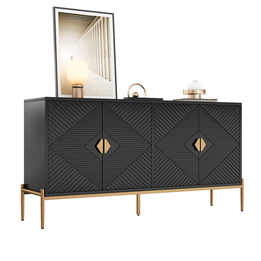 Gigab2b original image - Moderne Sideboards,Schränke,Lagerschränke,Kommode,geeignet für Wohnzimmer/Esszimmer/Eingang,162 x 40 x 80cm (B/H/T)