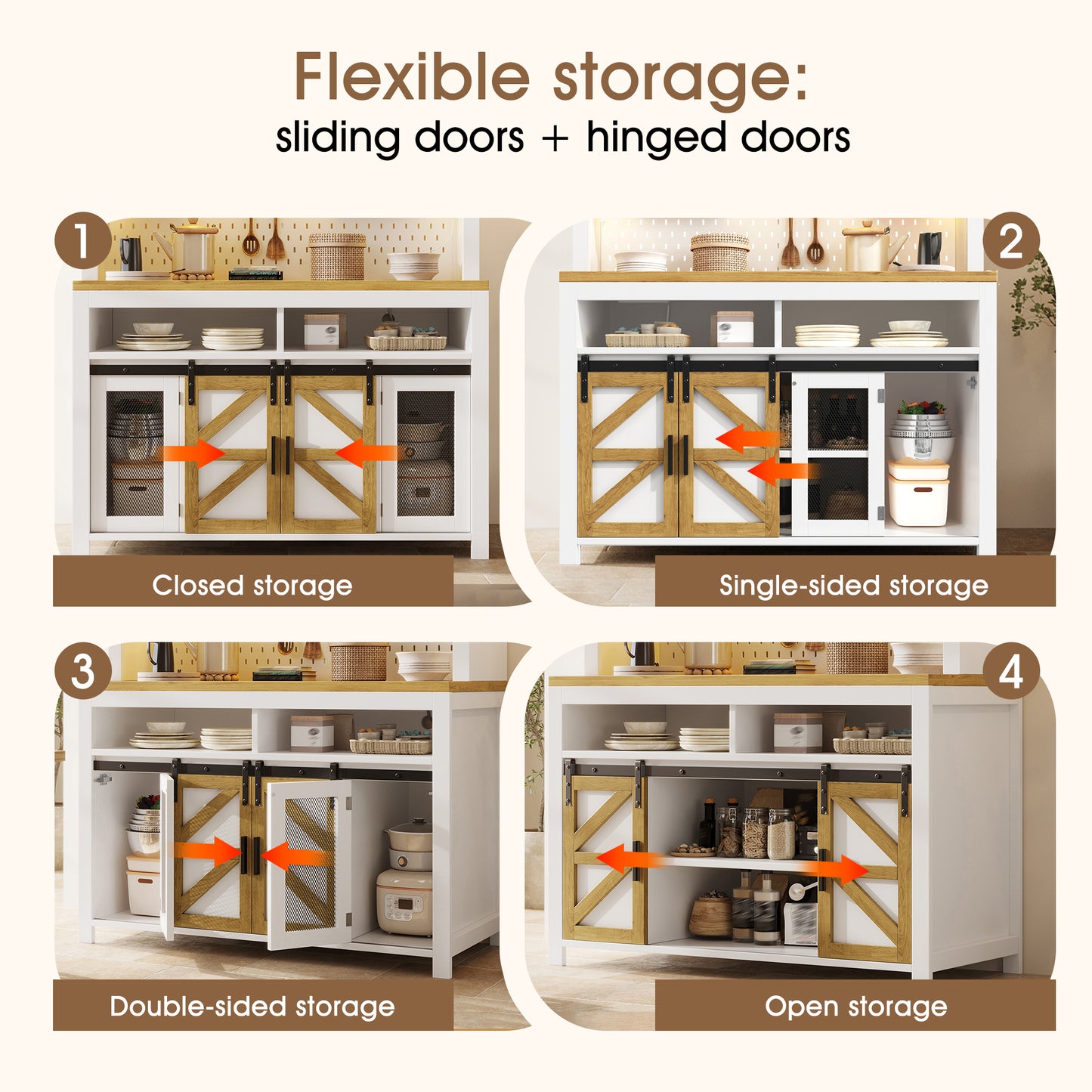 Tall Cake Cabinet with USB Connection