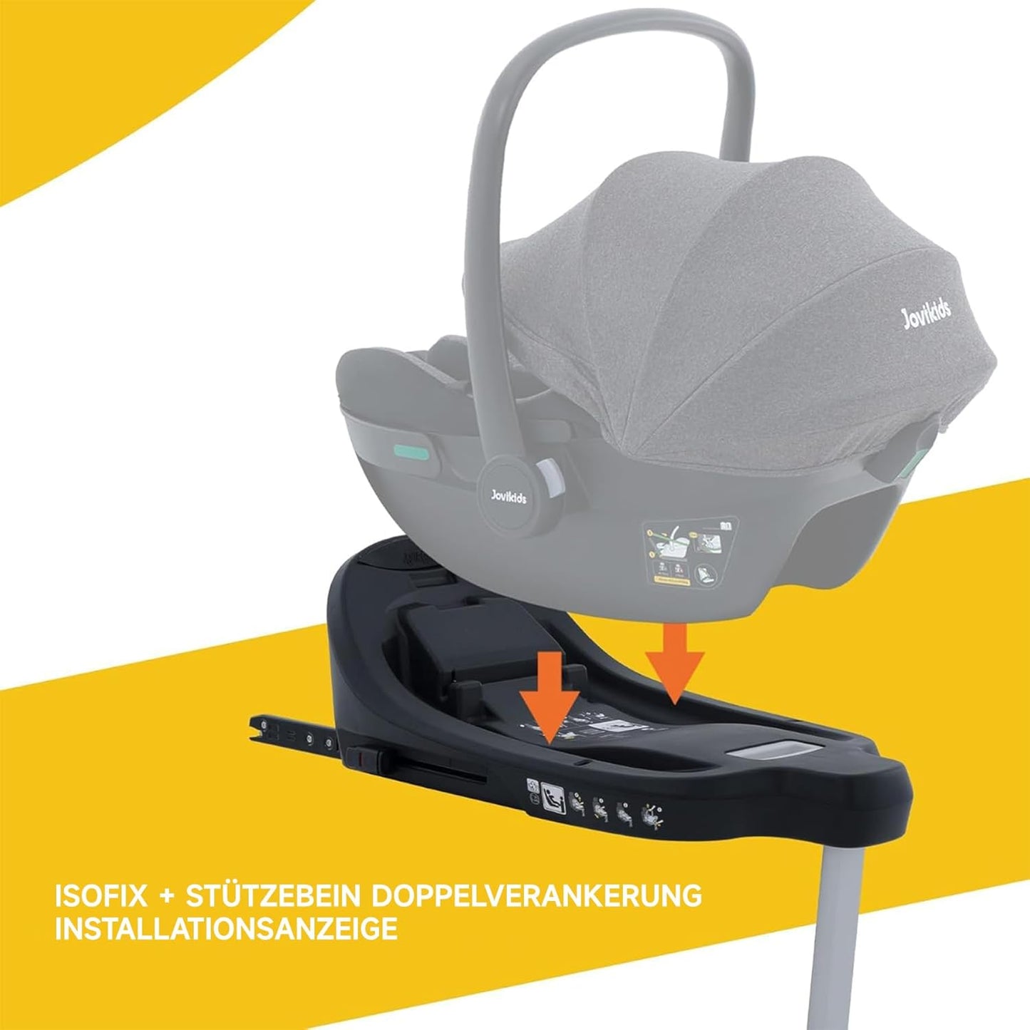 Jovikids Seamlessly Adjustable Baby Lounger for Newborns
