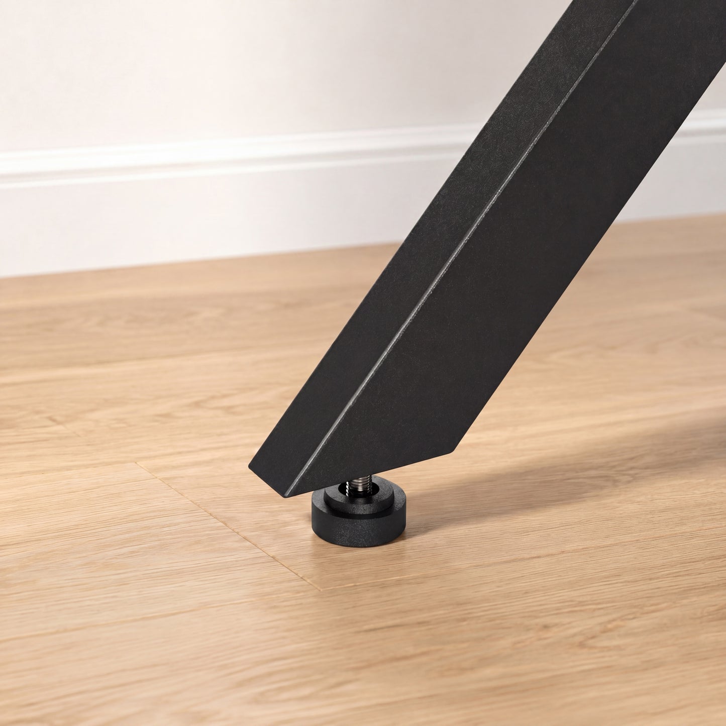 Runder Esstisch Industrialstil Ø120 cm großzügig mit X-Füßen Vintagebraun-Schwarz Küche Wohnzimmer