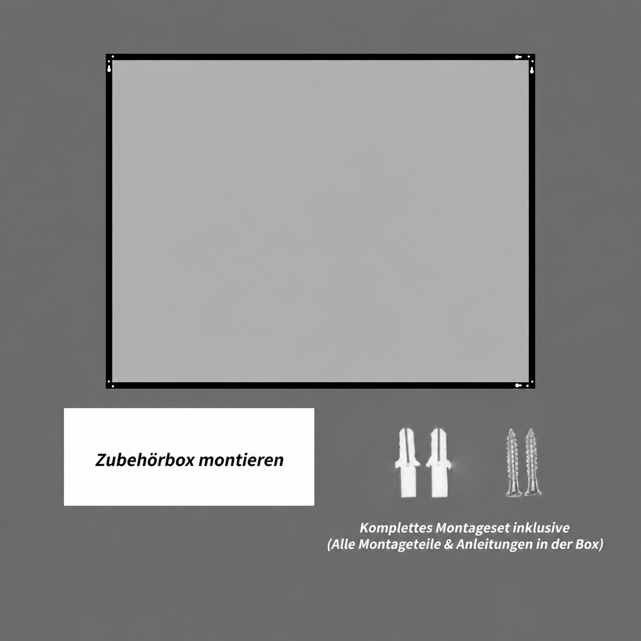60x80cm Badezimmerspiegel mit Schwarzem Aluminiumrahmen, Kupferfreier HD-Wandspiegel, Horizontal & Vertikal montierbar, Für Bad, Flur und Ankleidezimmer