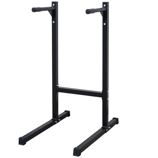 Gigab2b original image - Dip Bar Station, Heavy Duty Dip Station Push Up Bar with Foam Handles for Home Gym, Multi-function Full Body Strength Training Workout Fitness Equipment for Tricep Dips L-Sits