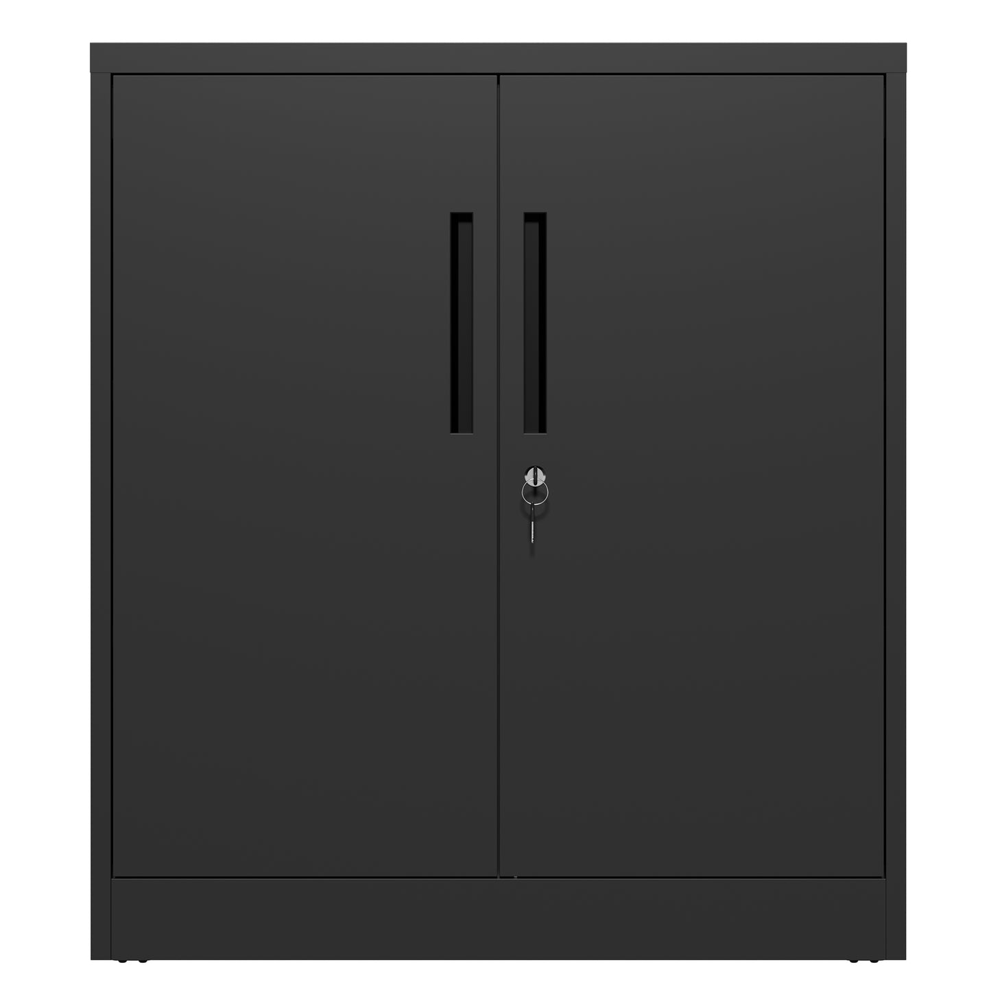 Small Metal Storage Cabinet with Adjustable Shelves