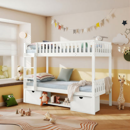 Large Solid Pine Wood Children's Double Bed