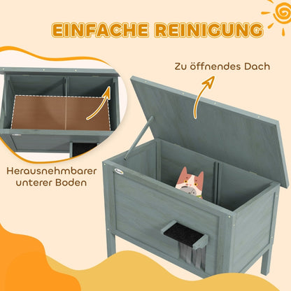 Outdoor Weatherproof Cat House for Cats