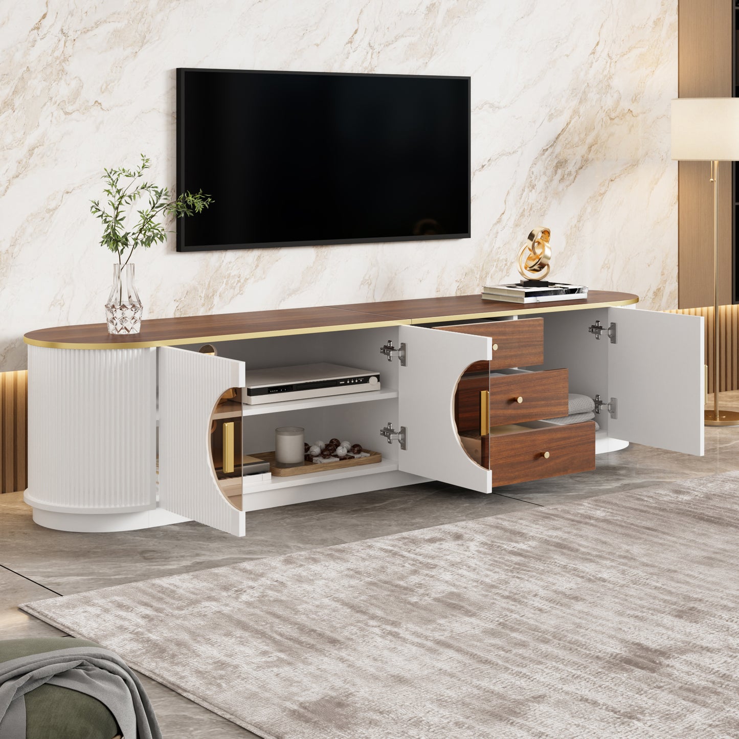Luxury TV Cabinet and Entertainment Unit