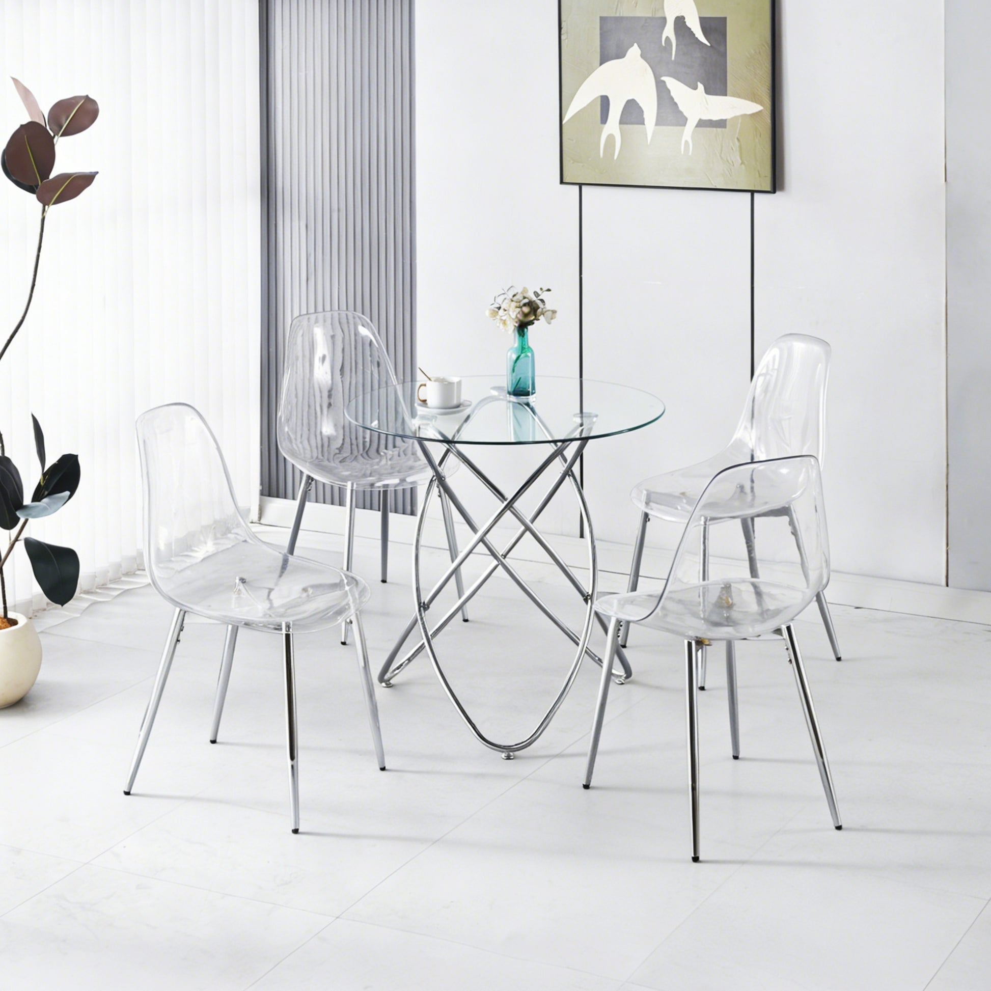 1+4 for 5pcs dining set,1table+4chair