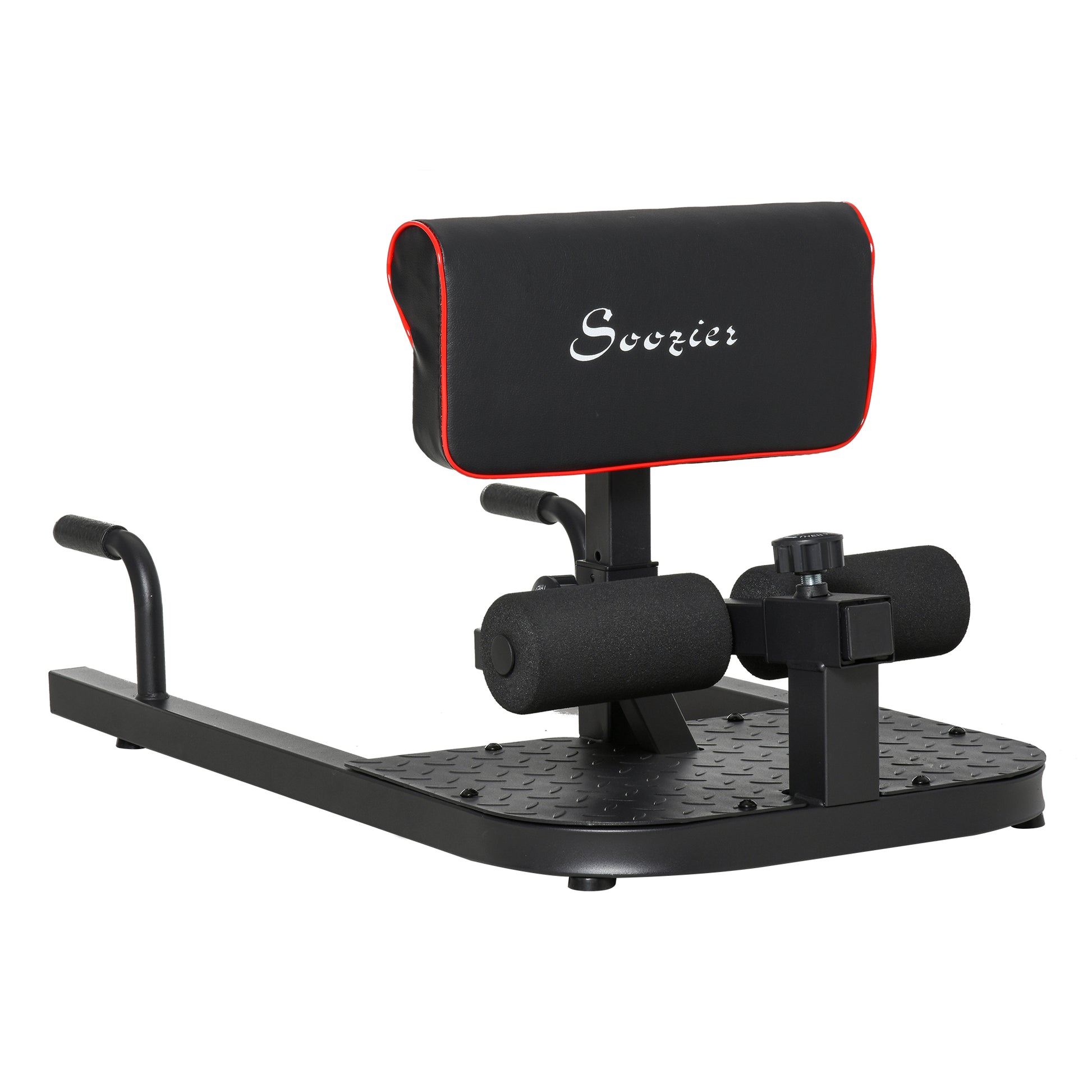 Gigab2b original image - Sissy Squat Kniebeugentrainer 3in1 verstellbar bis 120kg, Stahl Schwarz, Bein Bauchtrainer für effektives Workout