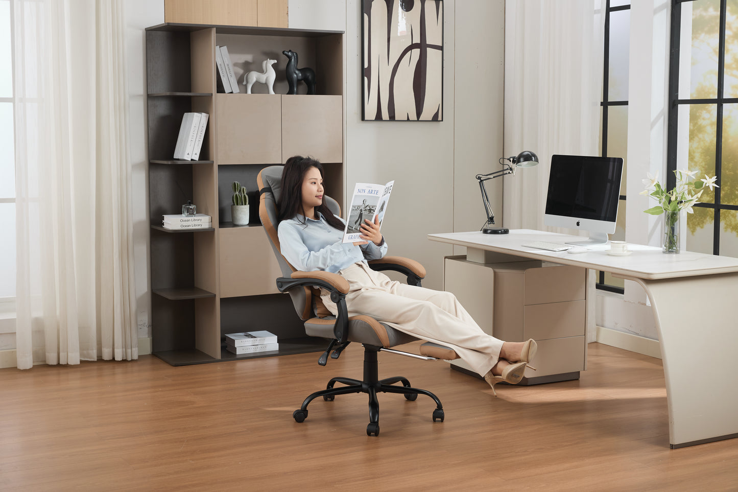 Ergonomic Gaming Chair with Full Support for Fatigue-Free Sitting
