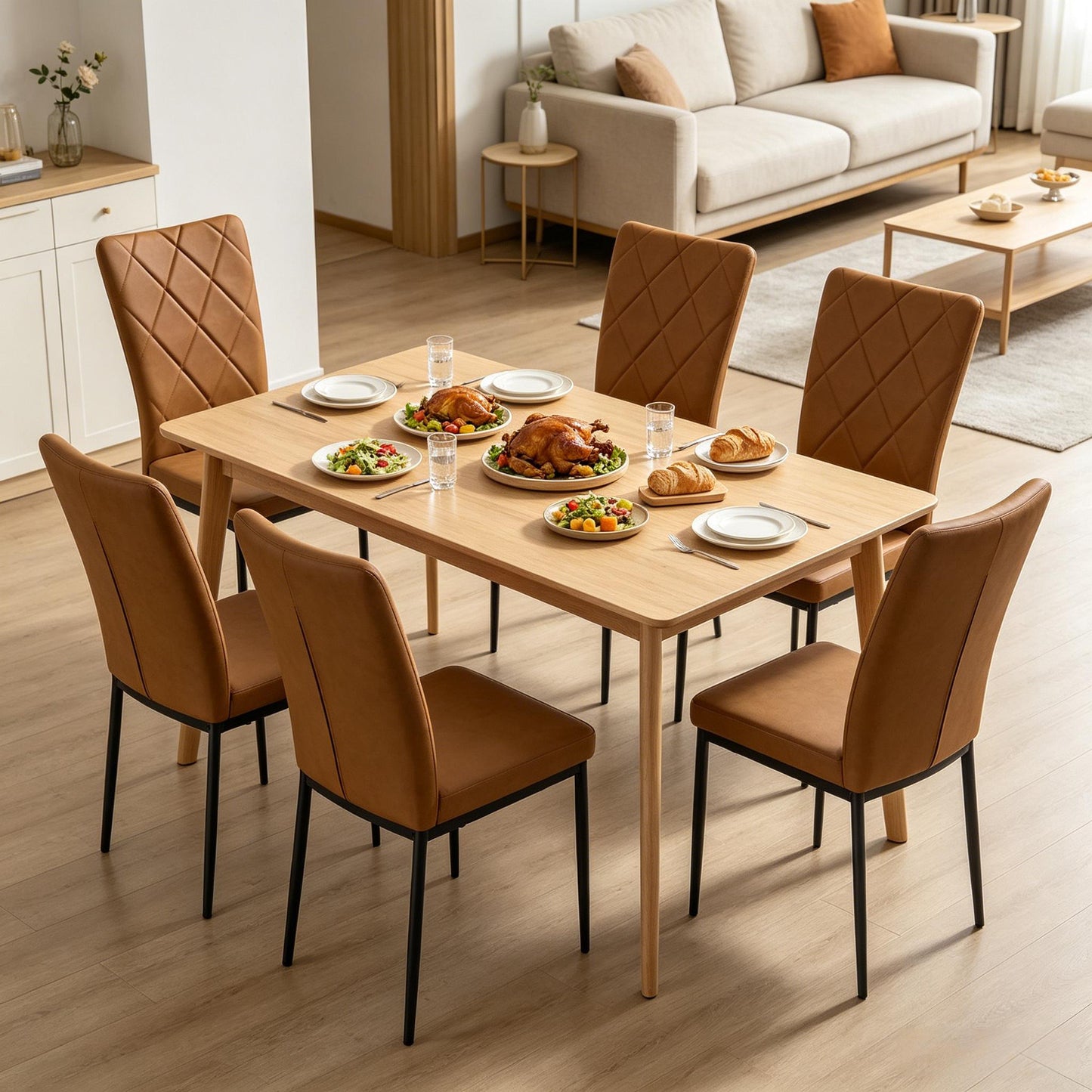Elegant Wartezimmer Stuhle,Essstuhle mit Hohem Rucken,Weicher Aufgabe Stuhle,Kuchenstuhle,Wohnzimmer