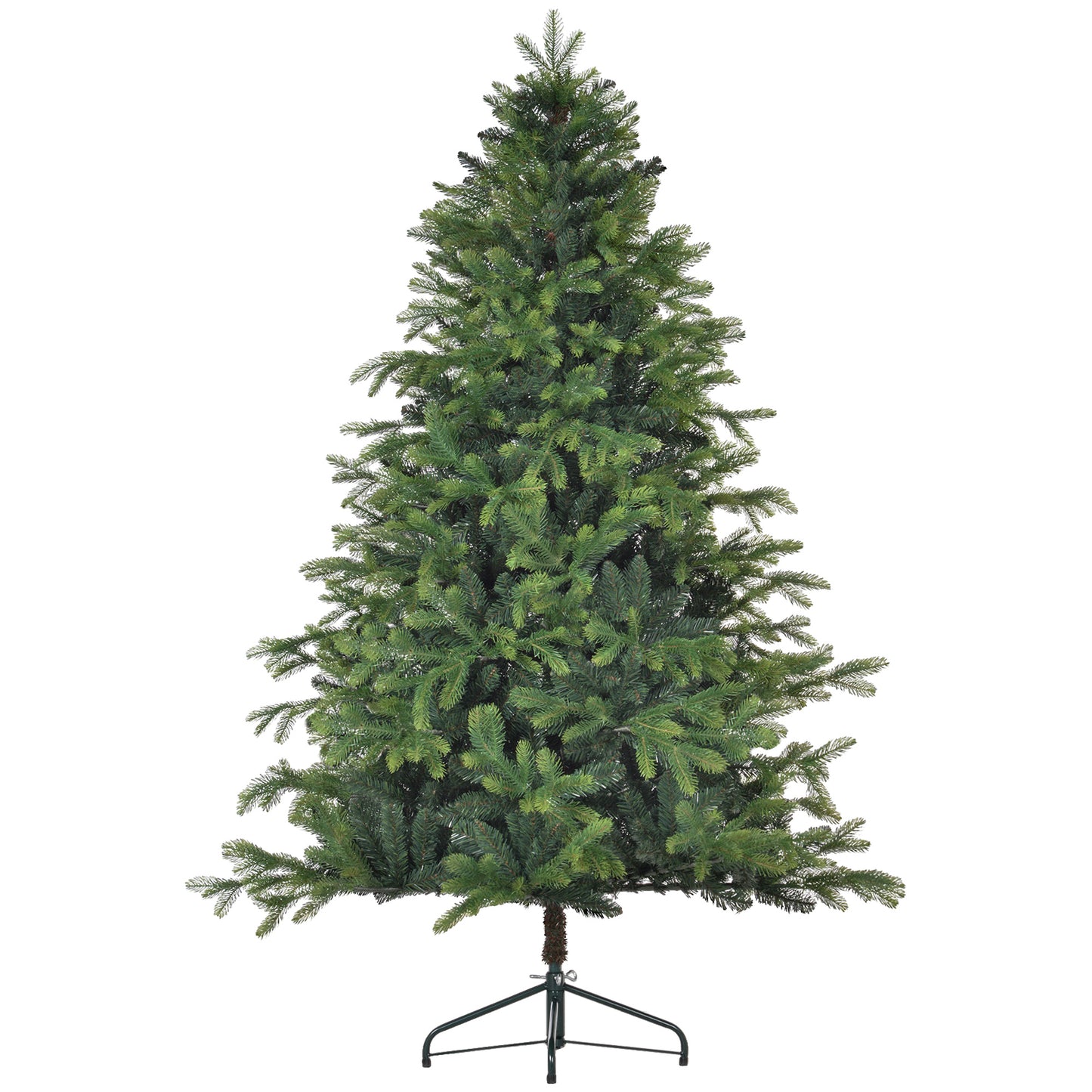 Gigab2b original image - Künstlicher Weihnachtsbaum 180 cm mit 1700 Spitzen, klappbar & stabiler Metallständer, ideal für Weihnachtsdeko, grün