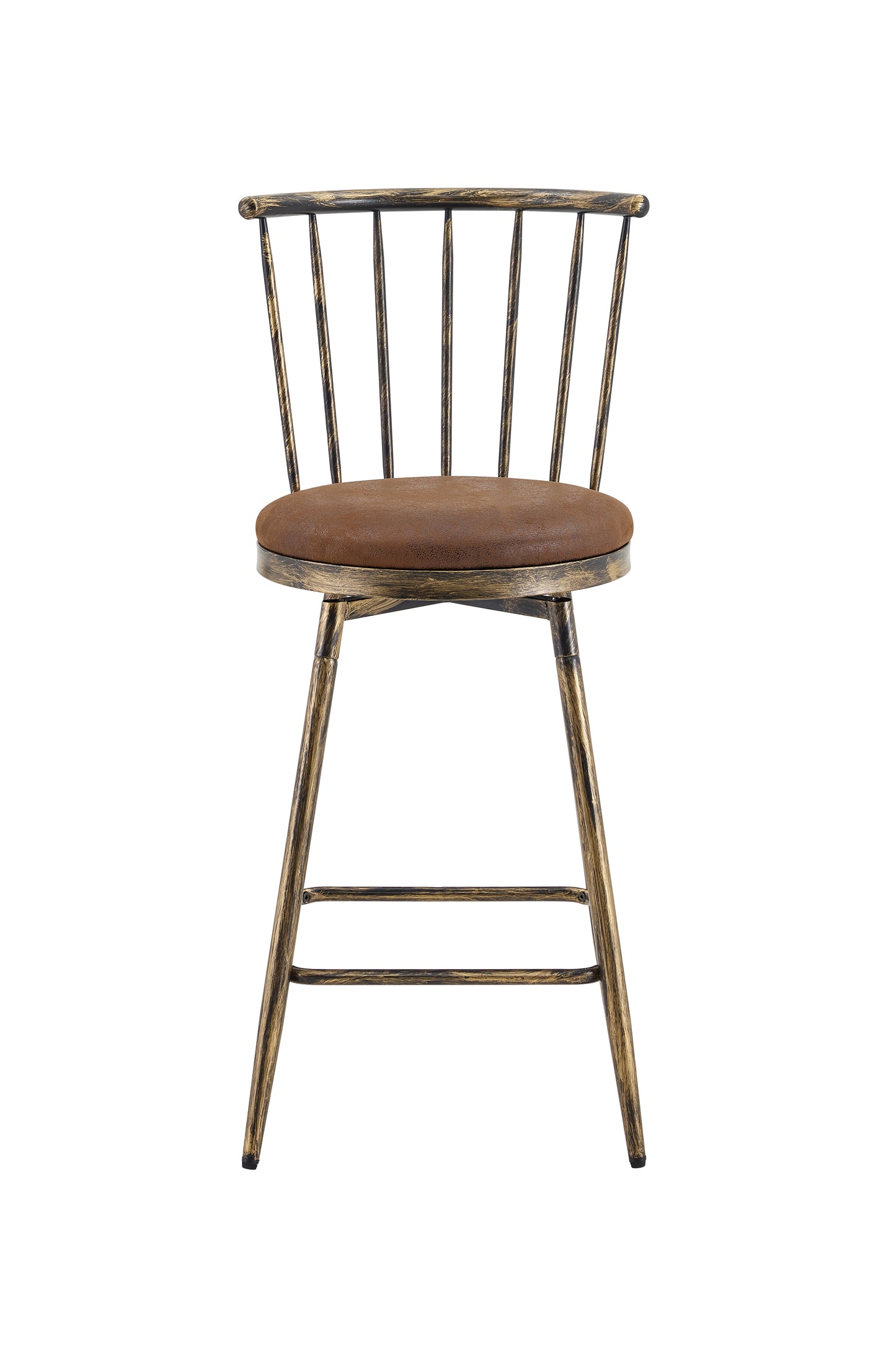 Moderner Metall-Barhocker im Windsor-Stil mit gepolstertem Sitz für Kücheninseln, Bars, Restaurants; Barhocker im Industrial-Stil in Barhöhe; Vintage- und Minimalismus-Stil