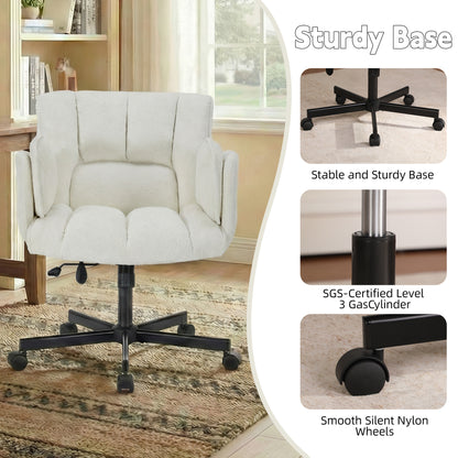 Ergonomic Swivel Office Chair with Casters for Home Office
