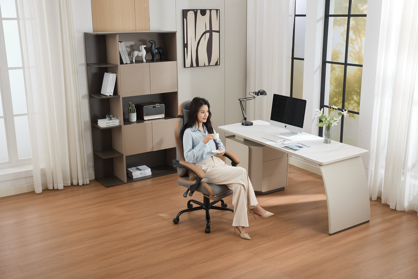 Ergonomic Gaming Chair with Full Support for Fatigue-Free Sitting