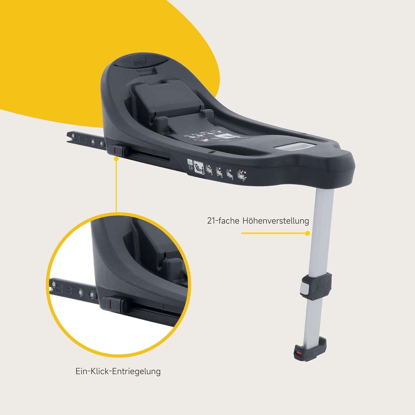 Jovikids Seamlessly Adjustable Baby Lounger for Newborns