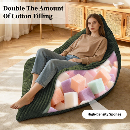 DDY-LVSE Oversized Convertible Bean Bag Chair – Your Cozy Spot for Relaxation & Family Time