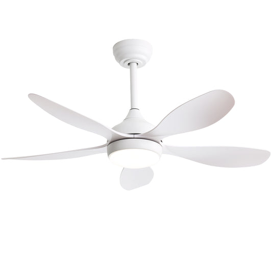 42-Zoll-Deckenventilator mit Licht, Fernbedienung, 6 Geschwindigkeiten & reversiblem DC-Motor